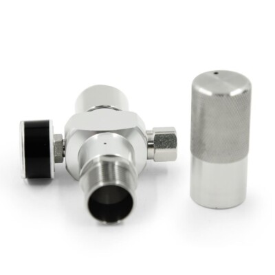 NutriChef Nitrogen Regulator w/Cartridge Holder & Gauge