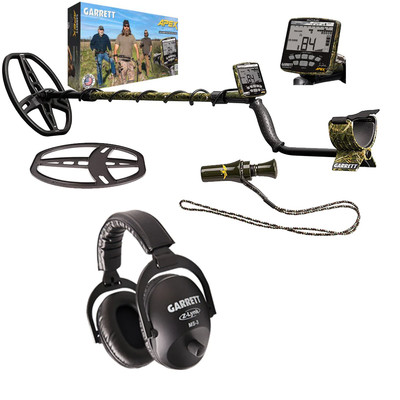Garrett Jase Robertson Signature Edition APEX Metal Detector with Headphones for