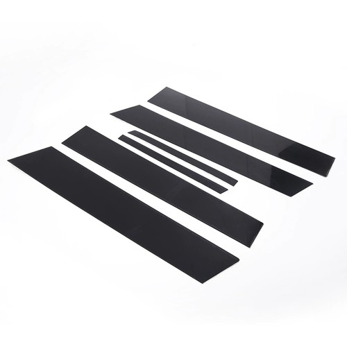 For 2006-2011 Honda Civic 6PCS Black Pillar Posts Cover Door Trim Window Decal