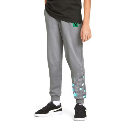 

Спортивные штаны Puma X Minecraft Boys Серые повседневные спортивные штаны 533437-76, Grey, Puma Sweatpants X Minecraft