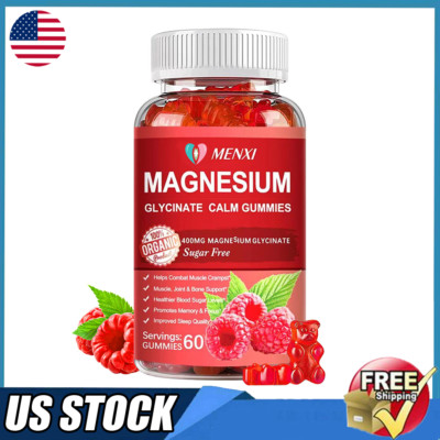Magnesium Glycinate Gummies Support Bone,Heart,Muscle,Nervous System Health