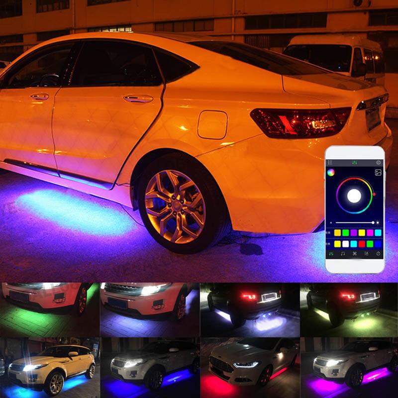 Неон RGB В авто