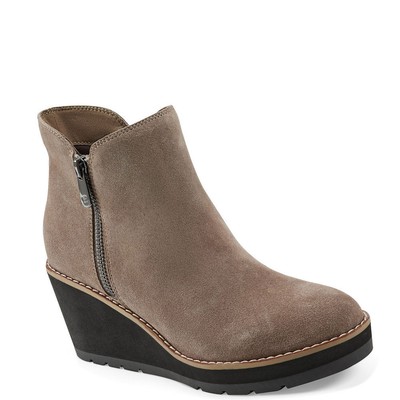 

Женские ботинки Easy Spirit Jayda 8.5 B(M) US — темно-серый/замша, Taupe/suede