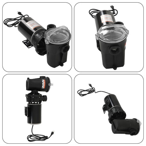 For Hayward W3SP1580X15 Power Above Ground Swimming Pool Pump 1.5HP With 3' Cord