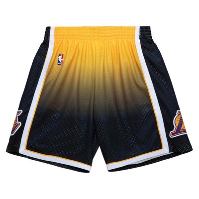 

Шорты Mitchell - Ness Fadeaway Swingman 2009, мужские спортивные повседневные брюки размера , размер, Black;gold, Mitchell - Ness Fadeaway Swingman Shorts 2009
