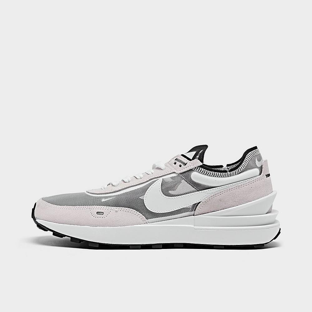 

Мужские кроссовки NIKE WAFFLE ONE CASUAL SHOES Summit White Black Orange DA7995 100, Серый, Nike Waffle One