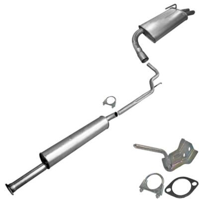 Stainless Steel Resonator Muffler With Bolts Fits: 2002-2006
