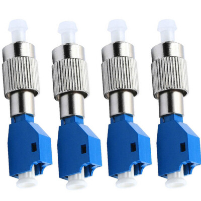 FC Male to LC Female Fiber Optical Connector Convertor Hybrid Fiber Adapter 4Pcs