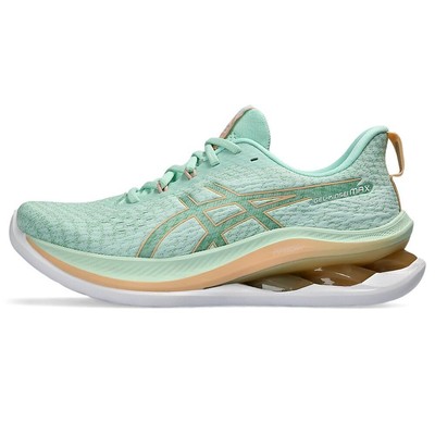 Pre-owned Asics Running Shoes Gel-kinsei Max Rady 24.5 Mint Tint/apricot Crush In Pink