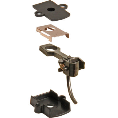 Kadee #25 20-Series Plastic Couplers w/Gearboxes Short 1/4'' Overset Shank HO Scl