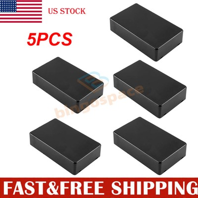 5PCS Plastic Electronic Project Box Enclosure Instrument Case 100x60x25mm USA