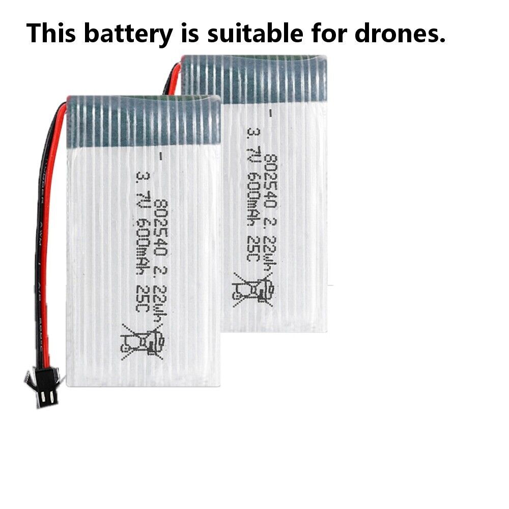 Rechargeable 3.7V 802540 20C 600Mah Li-Polymer Li Battery Fo