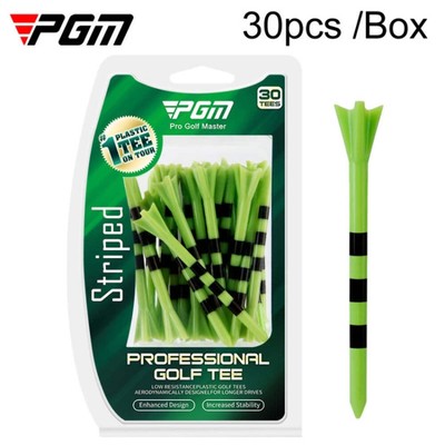 30pcs /Box PGM 83mm Golf Ball Tee Limit Scale Line Tee Ball Holder, Model: QT027