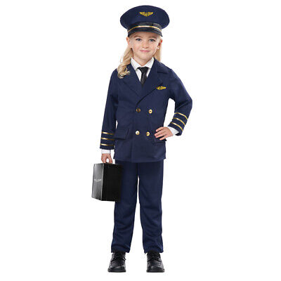 Toddler Pint-Sized Pilot Aviator Costume size 4T-6T