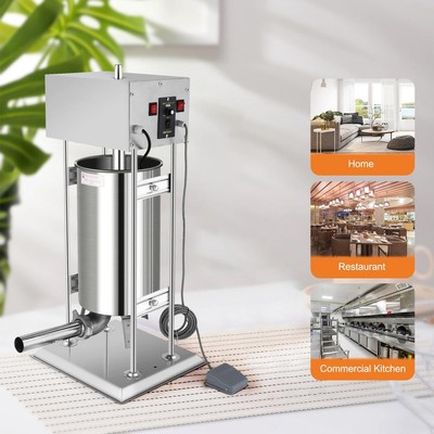 ROVSUN 15L Electric Sausage Stuffer Maker Commercial Sausage Filler Vertical New