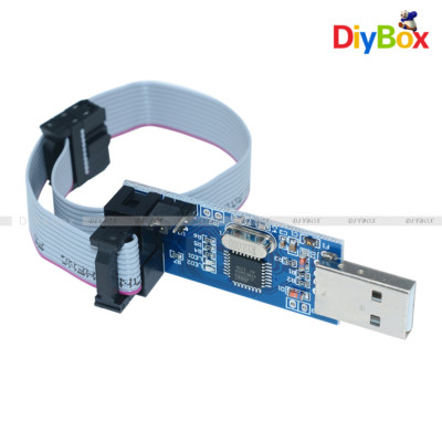 STK500 USBASP AVR Programmer Adapter 10Pin to 6Pin Board USB Adapter Fit Arduino
