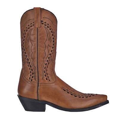 

Мужские коричневые классические ботинки Laredo Laramie Goat Pointed Toe Cowboy 68432, Коричневый, Laredo Laramie Goat Pointed Toe Cowboy