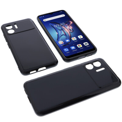 Hülle für Doogee X98 / X98 PRO Tasche Schutz Handytasche TPU Gummi Case Schwarz