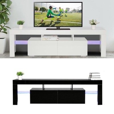 Tv Cabinet W/ 2 Drawer Media  Entertainment Center For 70