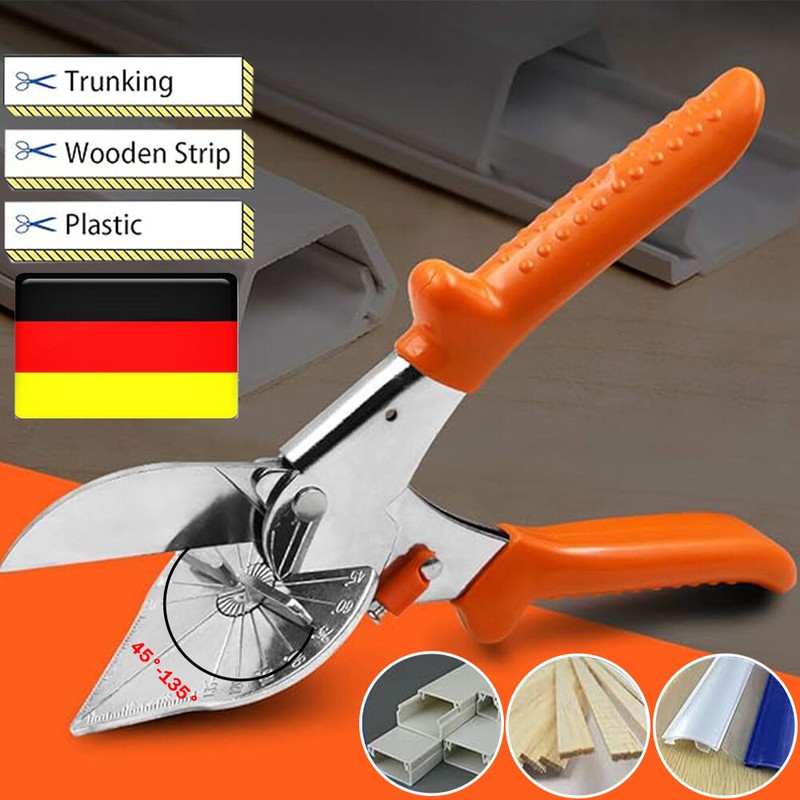 Gehrungsschere 45Â°-135Â° Amboss Winkelschneider FÃ¼R Kunststoff Gummi Holz Pvc