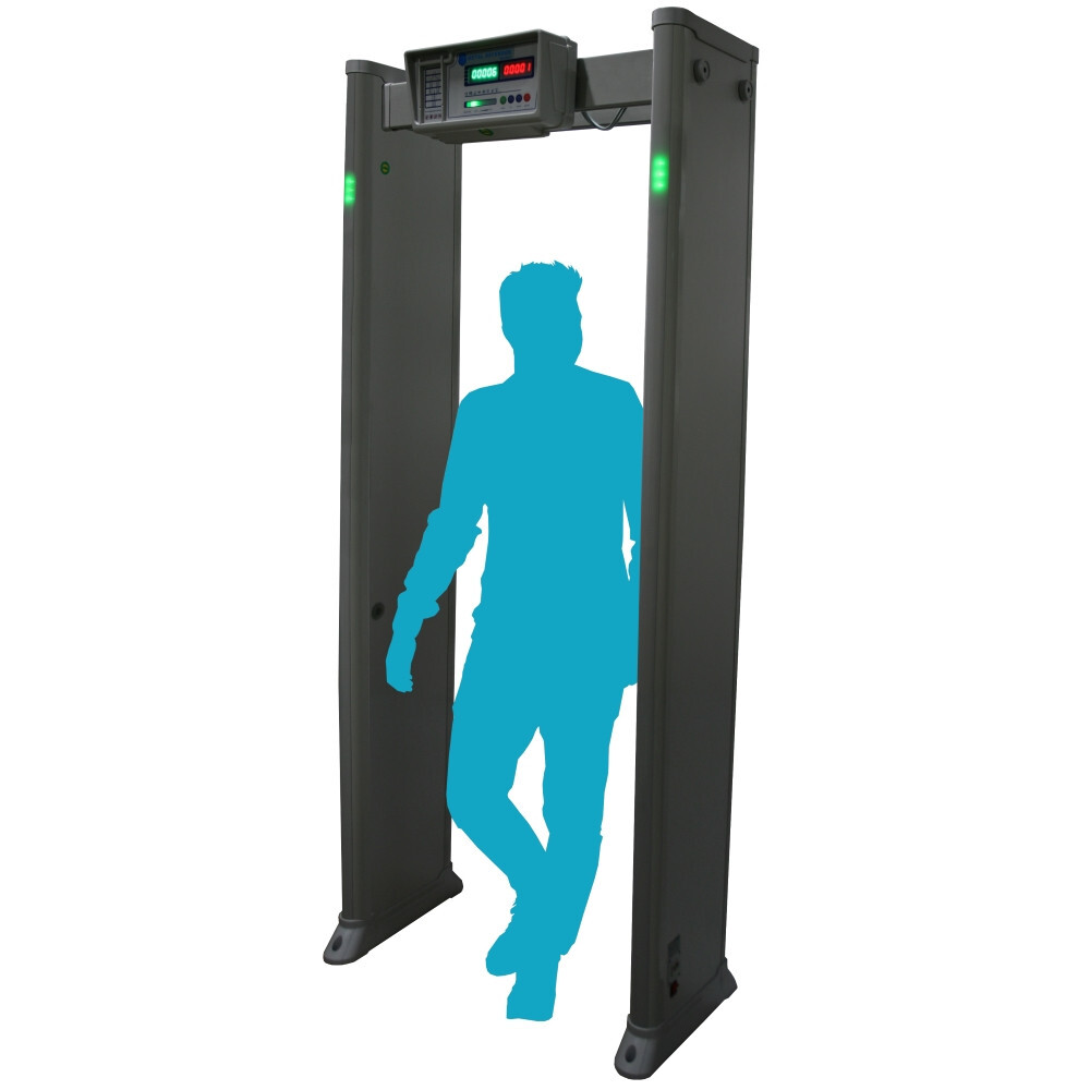 6 Zone Commercial Walk Through Metal Detector