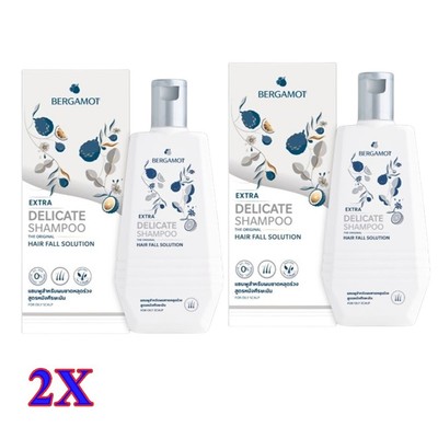 2X Bergamot Extra Delicate For Hair Loss Thin Hair or Oily Scalp Shampoo