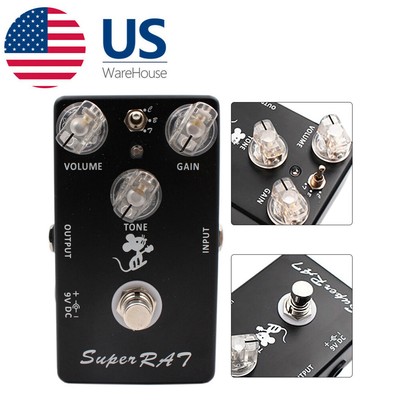 Mosky Super Rat Guitar Effect Pedal Hand-Made Three Mode Effects Classic Rat USA