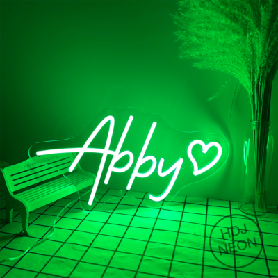 Led cheap name sign