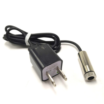 IR 980nm 30mW Infrared Dot Laser Diode Module Focusable Lens 5V USB Power Adapte