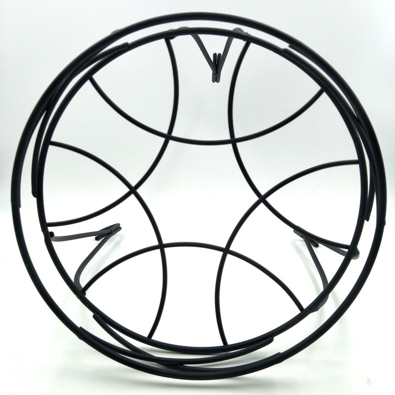 13IN Mainstays round Matte Black Metal Plant Stand