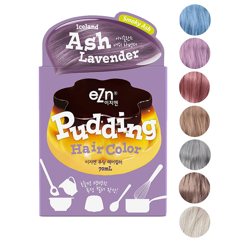 Ezn Pudding Taeyeon Hair Dye Ammonia Free Semi-Permanent Self Hair Dye DIY Kit I
