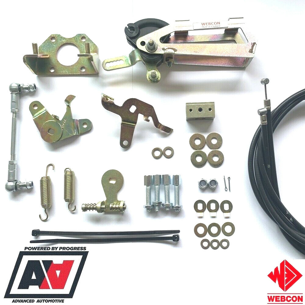 WEBER DCOE//SP CARB//CARBURETTOR THROTTLE LINKAGE LP2000 TOP MOUNT TWIN CABLE NEW