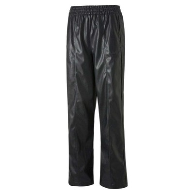

Женские черные повседневные спортивные штаны Puma T7 из искусственной кожи 53569251, Черный, Puma T7 Faux Leather Pants