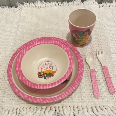 Disney Princesses  Time For Tea  5 Piece Dinner Set, New in box