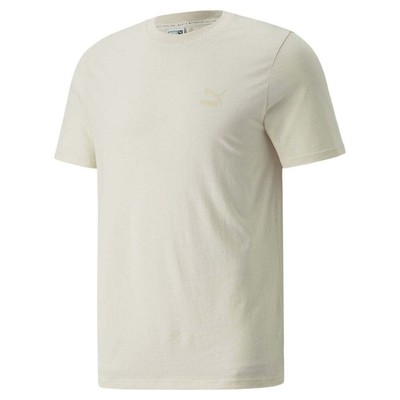 

Puma Classics Small Logo Футболка с круглым вырезом и коротким рукавом Мужские бежевые повседневные топы 5, Бежевый, Puma Classics Small Logo Crew Neck Short Sleeve T-Shirt