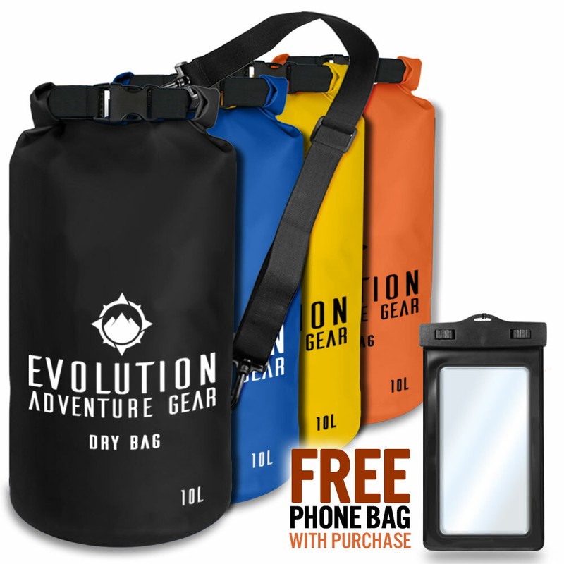 Waterproof Dry Bag Roll Top for Boating, Camping, Snowboarding, Skiing,