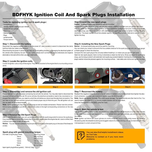 8 For 2007-2011 Mercedes-Benz S550 5.5L V8 Ignition Coil AND  Spark Plug