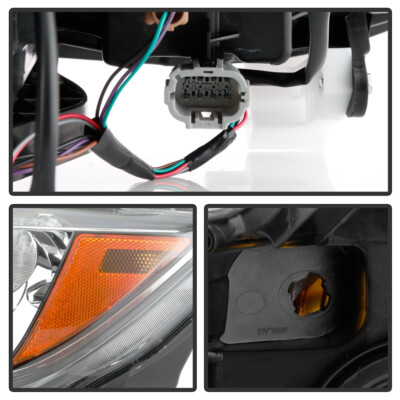 For 2016-2019 Nissan Sentra Halogen Type Headlights Headlamps w/ Bulb Left+Right