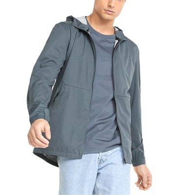 Puma Pd Rct Graphene Full Zip Jacket Мужская серая повседневная спортивная верхняя одежда 5338321