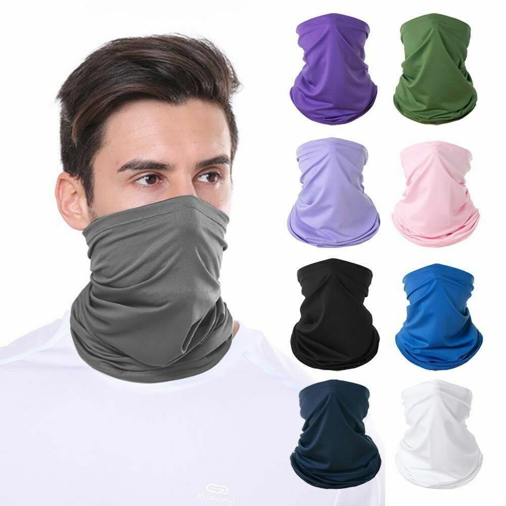 Multi use Bandana Tube Scarf Snood Biker Balaclava Cycling Neck Gaiter Masks