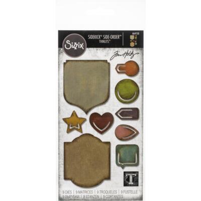 Sizzix Thinlits Die Set - Sidekick Side-Order - Noted, 664150 by: Tim Holtz