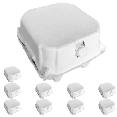10pcs Reusable Egg Cartons for Kitchen Refrigerator and Farmhouse-OL
