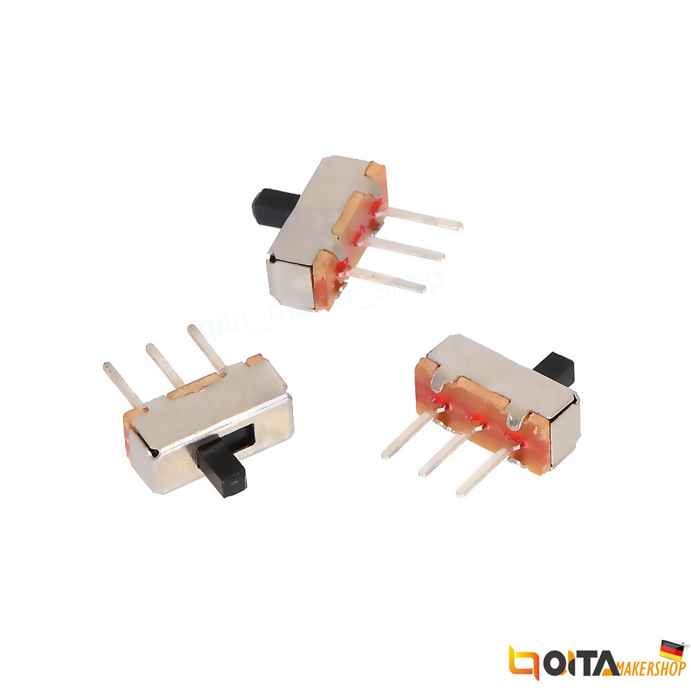3x Schiebeschalter 0.3A 50V DC Slide ...
