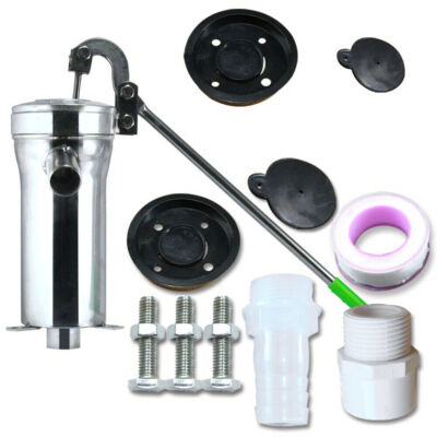Manual Water Pump Domestic Well Hand Shake Suction Pump Stainless Steel Pitcher