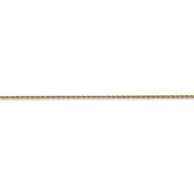 Pre-owned Superdealsforeverything Real 14kt Yellow Gold 24 Inch 1mm Round Parisian Wheat With Lobster Clasp Chain