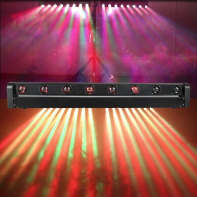 SHEHDS LED 8 Eyes Beam 8x12W RGBW Lighting Moving Head Stage Light For Wedding