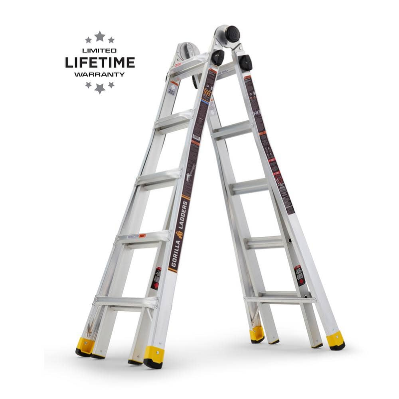 22 Ft. Reach MPXA Aluminum Multi-Position Ladder with 300 Lb