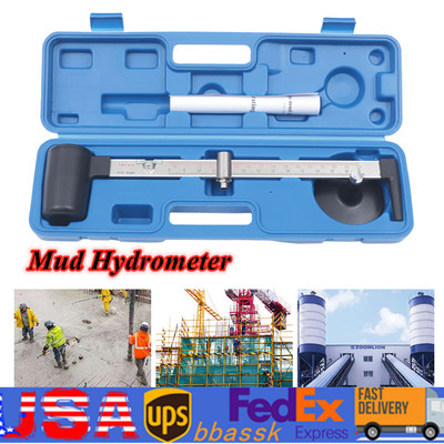 Mud Scale Liquid Mud Hydrometer Densimeter Hydrometer Mud Gravity Balance NEW 
