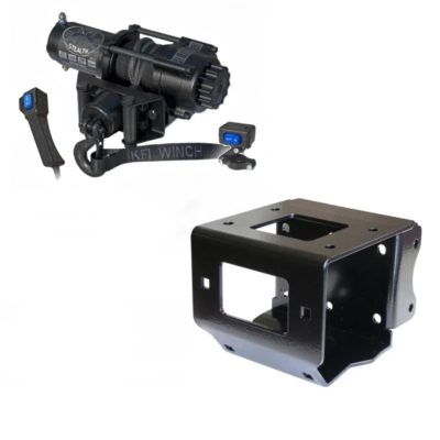 Polaris Scrambler 1000 2014-18 Winch and Mount Kit KFI SE35 Stealth