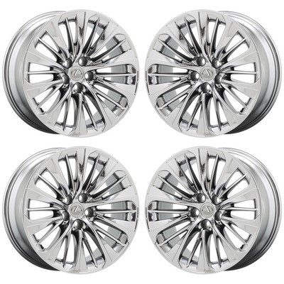 EXCHANGE 20x8.5 Lexus LS500 LS500h PVD Chrome wheel rim OEM 2018 2019 2020 74370